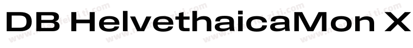 DB HelvethaicaMon X Med字体转换